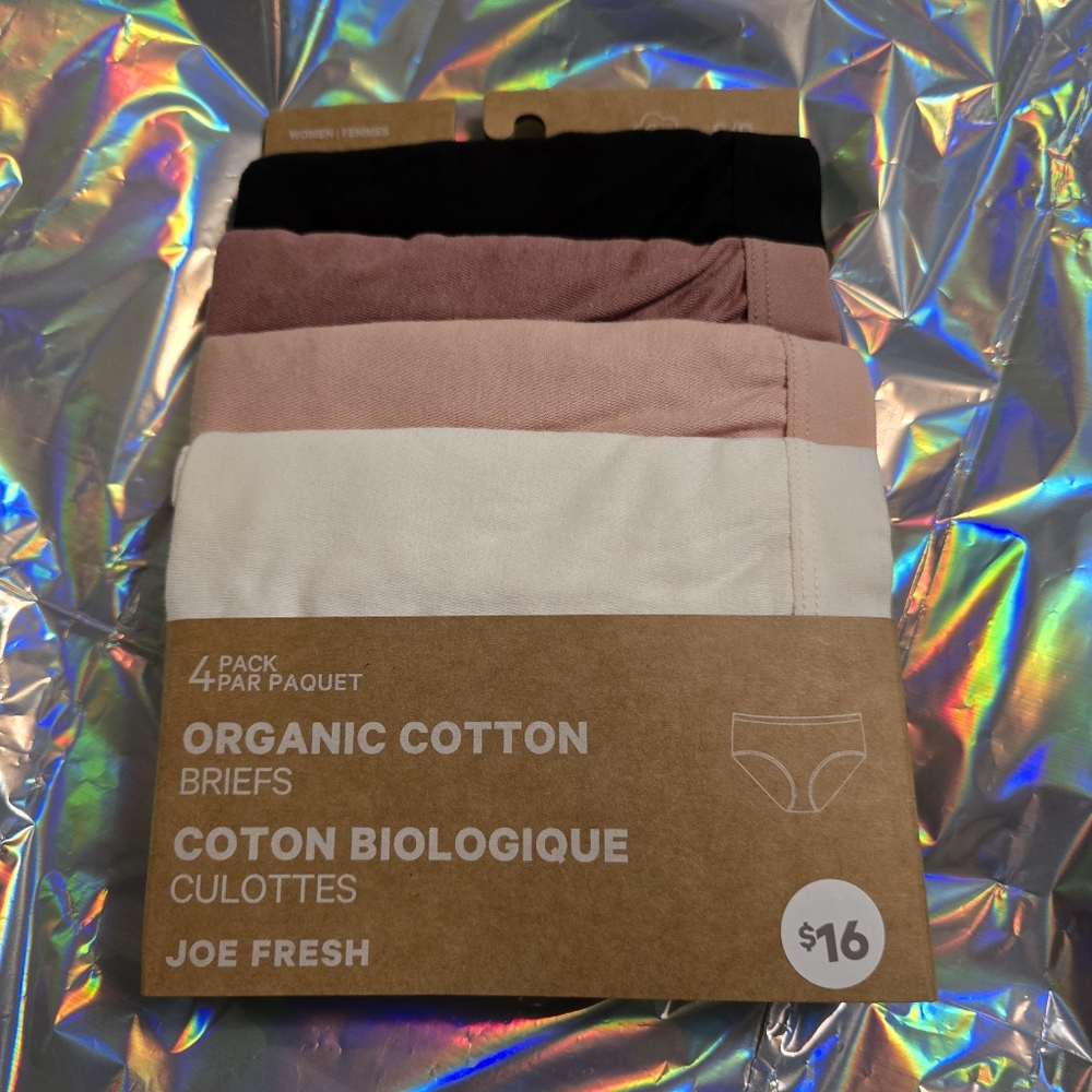 Joe Fresh Organic Cotton Briefs Size S